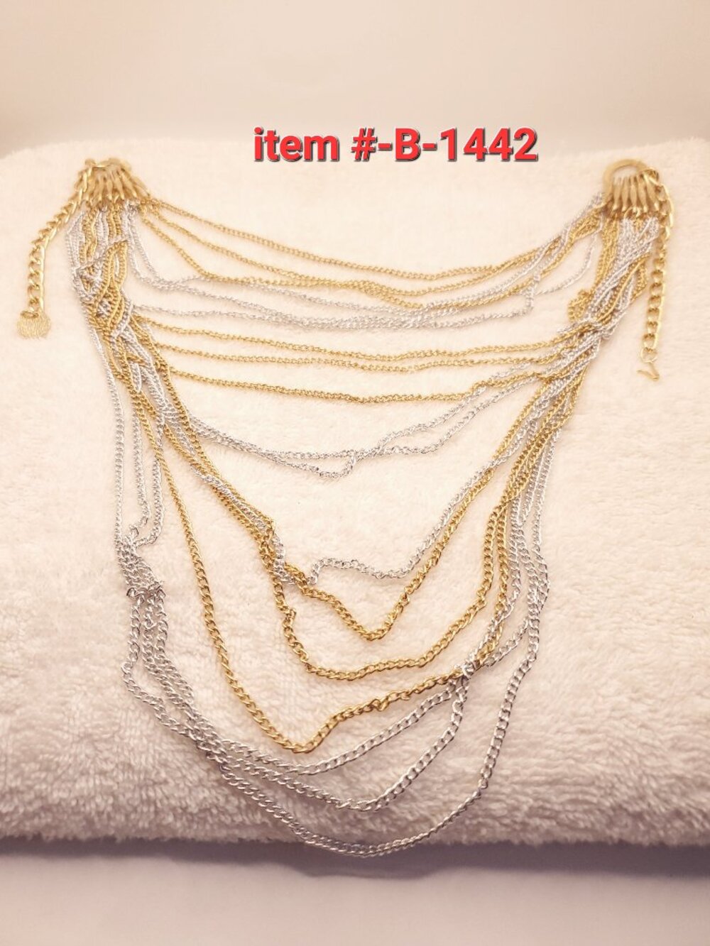 1 Necklace, item #B-1442,.  wt. 54 grams.
